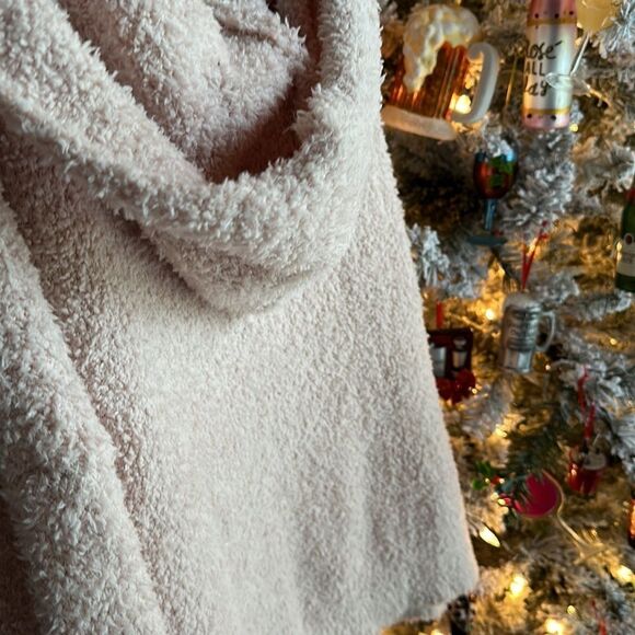 SKIMS COZY Knit Hoodie in Blush Plus size Zips Up 4X-5X fits 1X NWT Mocha Mousse - Picture 11 of 13